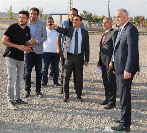 Vali/Belediye Başkan Vekili Sayın Türker Öksüz Belediye Çalışmalarını Yerinde İnceledi