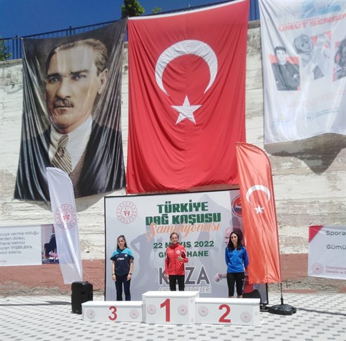 Türkiye Dağ Şampiyonasında Sporcumuz Türkiye Şampiyonu Oldu