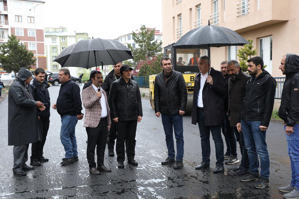 Vali/Belediye Başkan V. Sn Türker ÖKSÜZ Belediye Çalışmalarını inceledi